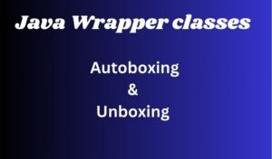 Java Wrapper classes