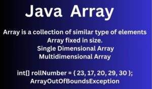 Java Arrays