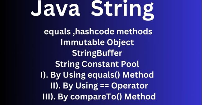 Java String