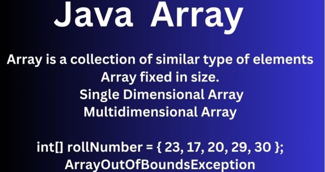 Java Arrays